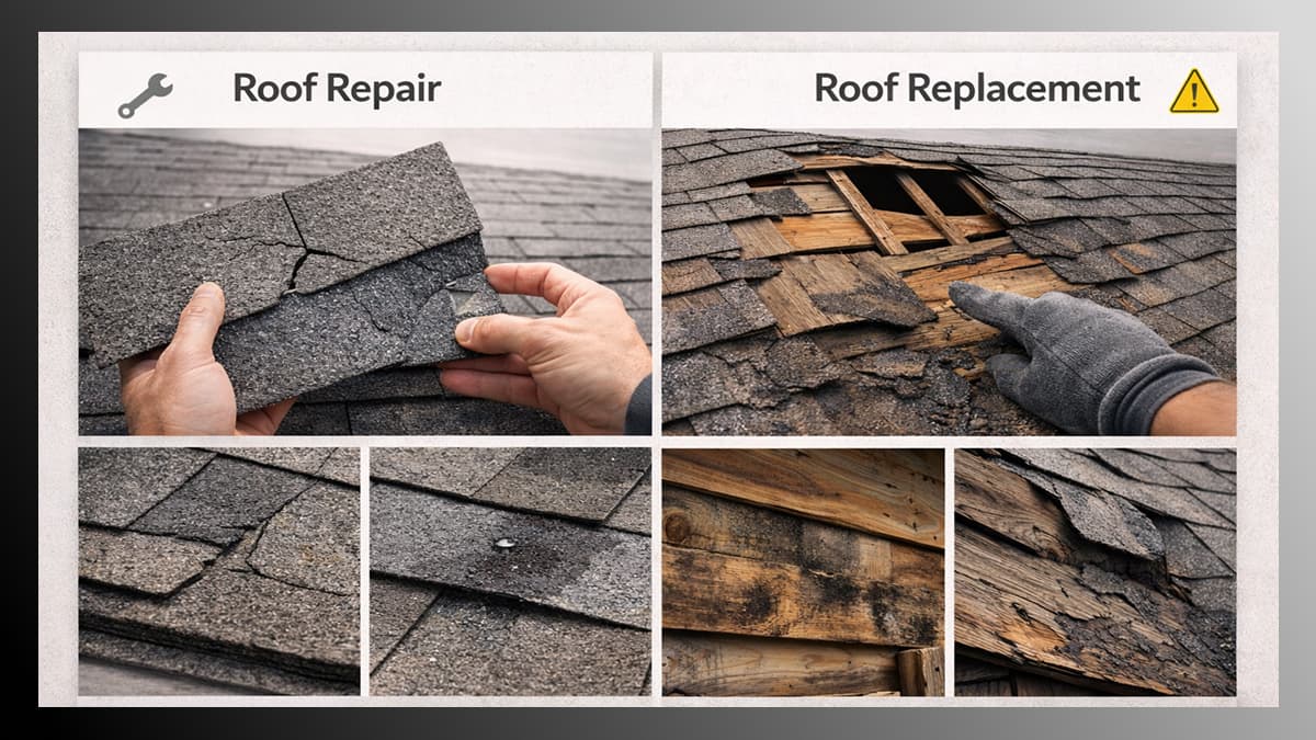Signs Your Roof Needs Repair vs. Replacement (What to Watch For)