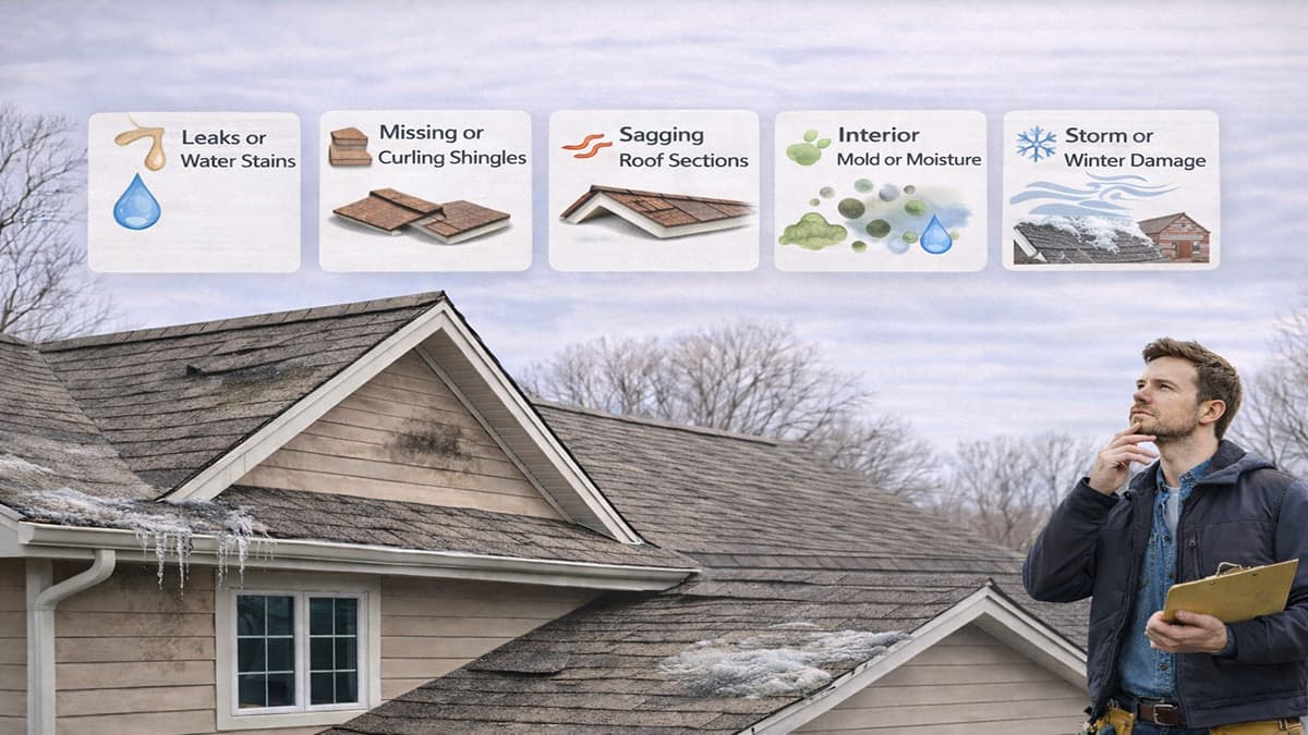 5 signs your roof can’t wait for spring replacement